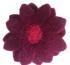 Hand made Felt Chrysanthemum Flower Brooch - Mixed Colours - Fair Trade