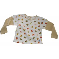 Cute Long Sleeve Soft Baby Cotton Car, Train & Bike Top - Fair Trade Cute Long Sleeve Soft Baby Cotton Car, Train & Bike Top - Fair Trade