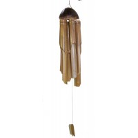 Large Bamboo Wind chime / Windchime for indoor and outdoor use, longest chime 20 inch / 50 cm - Fair Trade