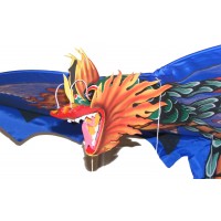 Large Traditional Handmade Blue Balinese Dragon Kite