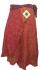 Fair Trade Short Sari Silk  Reversible Wrap Skirt - Mixed Colours & Designs - Best Seller
