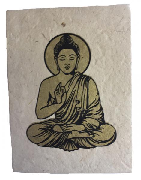 Fair Trade Large Handmade Nepali Lokta Paper Lord Buddha Notebook