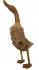 Hand Carved Wooden Bamboo Root Ducks - Set of 3 different sizes