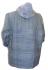 Handspun Cotton Nepalese Baja Jerga Style Hoodie - Blue / Green Stripes - Fair Trade