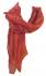 Fair Trade Cotton Hand Printed Orange Ram Nami Scarf